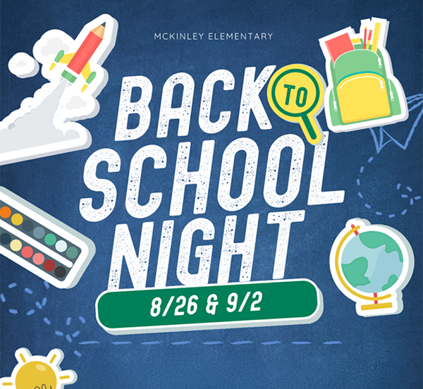   McKinley Back to School Nights