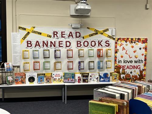 Read Banned Book Display