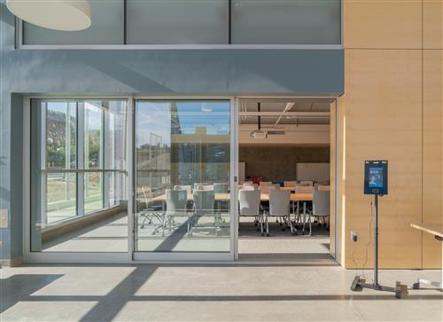 Community and parent conference room adjacent to lobby 