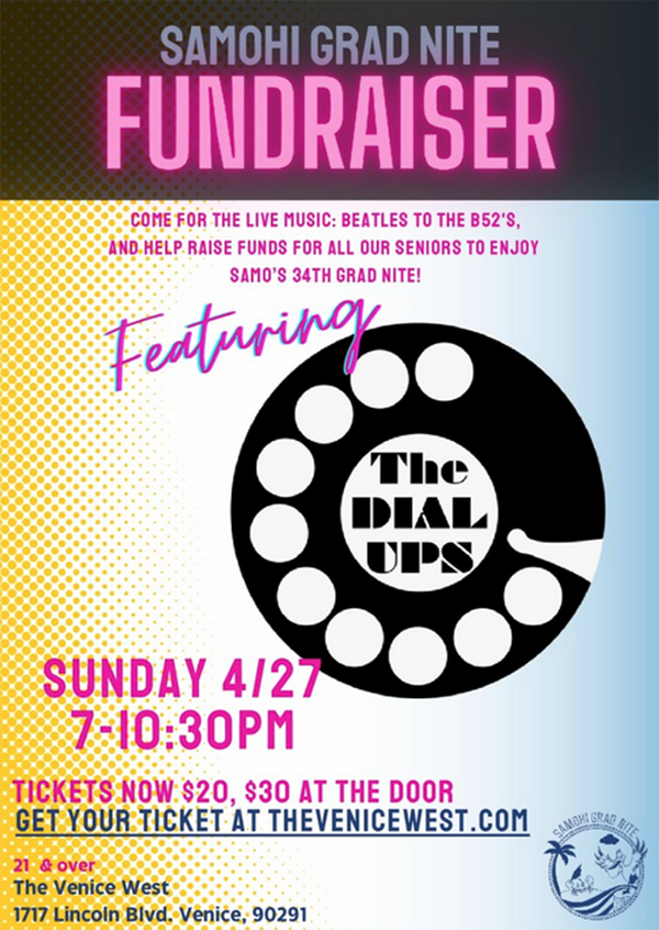  Grad Nite fundraiser poster