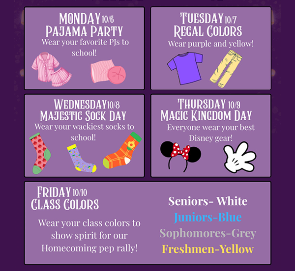  Samohi Homecoming Spirit Week, October. 6-10, 2025