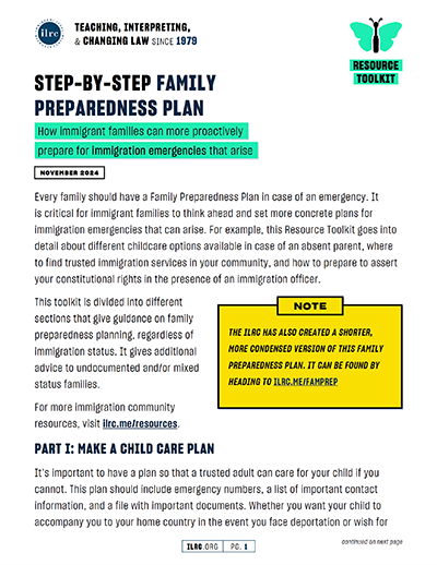 Step-by-Step Family Preparedness Plan