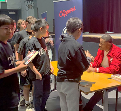 Lincoln Middle School Celebrated by Los Angeles Clippers 