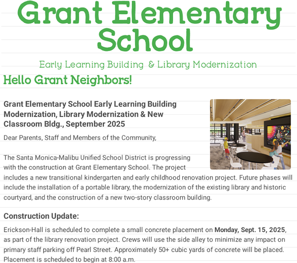 Construction Update
