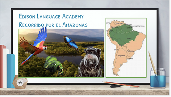 Edison Language Academy recorrido por el Mamzonas slide show 